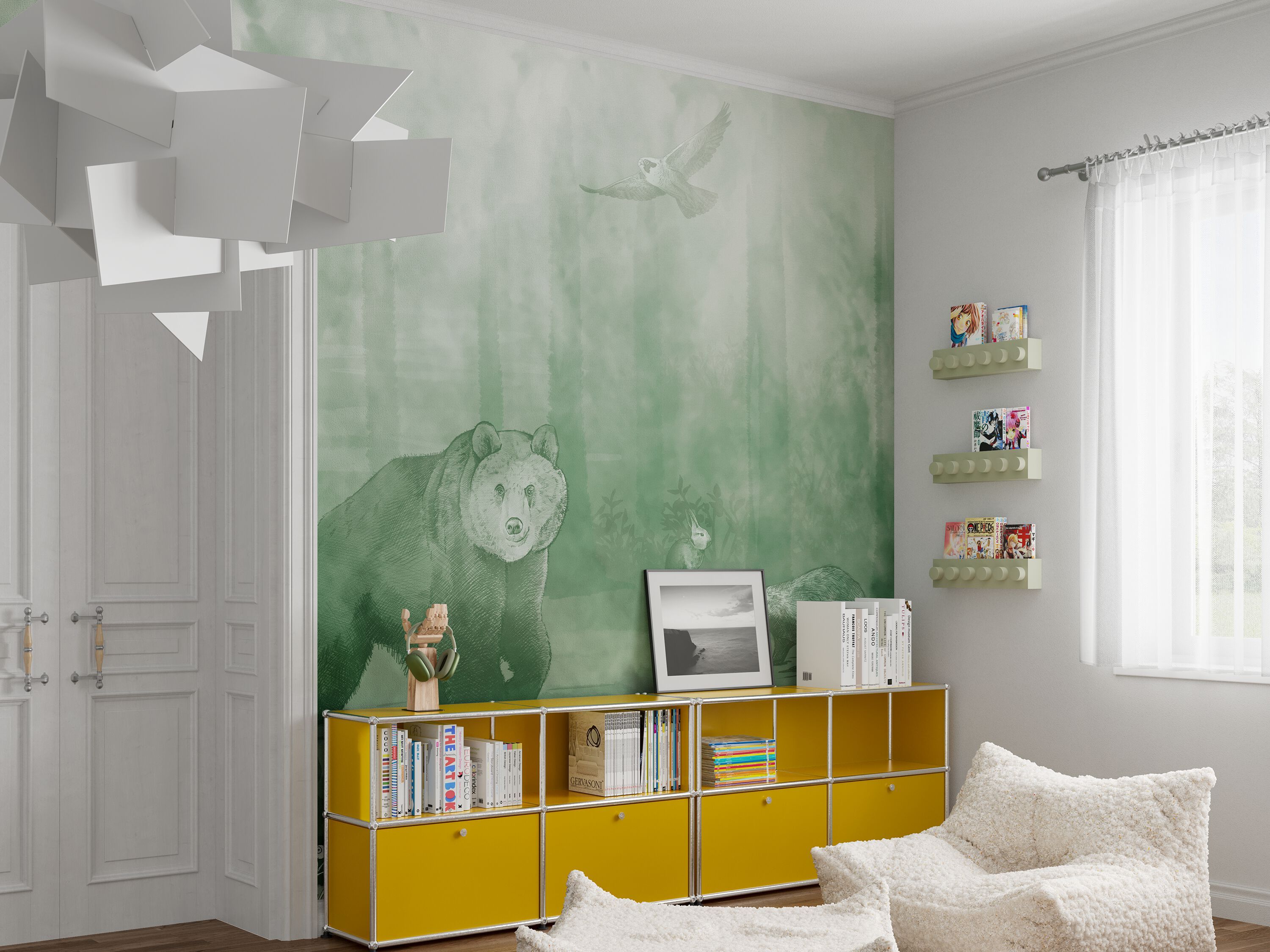 Детские обои с пейзажами Inkiostro Bianco Inkids ARCH-00140825