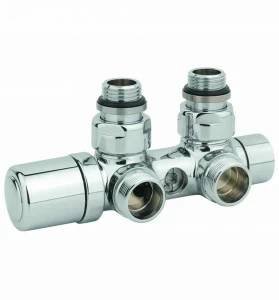 Carlo Poletti V42100RSB Tермостатический прямой кран для железной трубы.