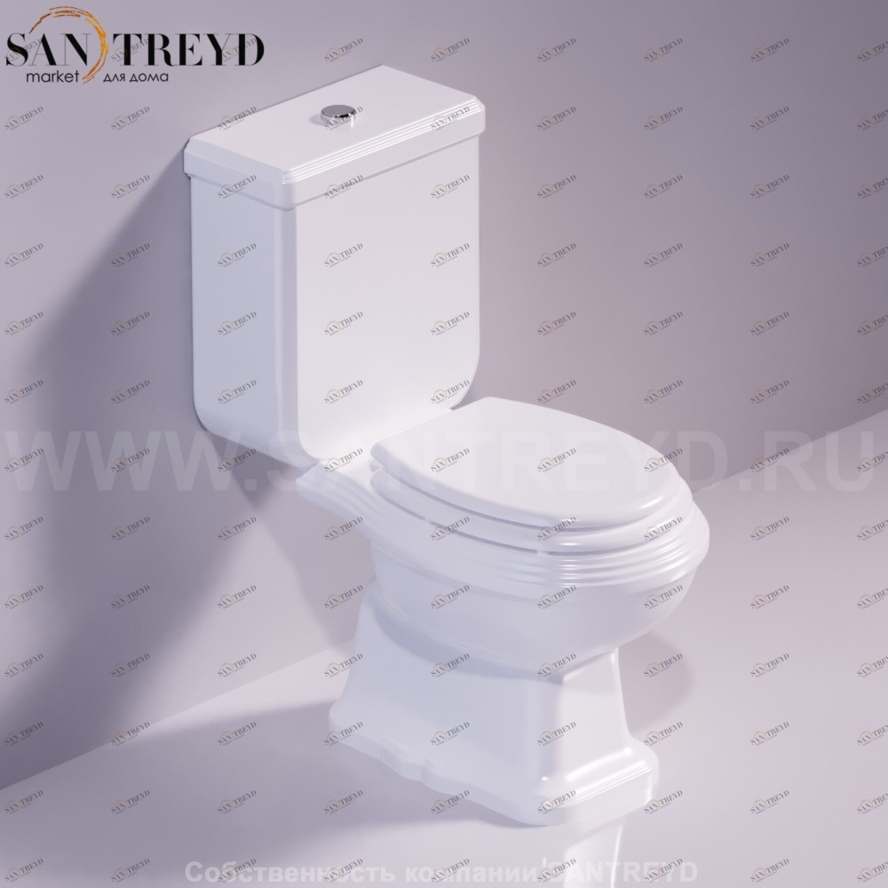 AR821BIANCO Компакт унитаз с бачком Белый Simas Arcade Италия