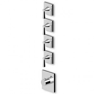 ZB2662 - R97823 Встроенный термостатический смеситель для душа 1/2 "с 4-мя запорными кранами. Zucchetti Bellagio