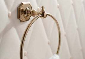 Gentry Home Держатель стакана с кристаллами Regent Розовое золото GH102718 - Вид №1