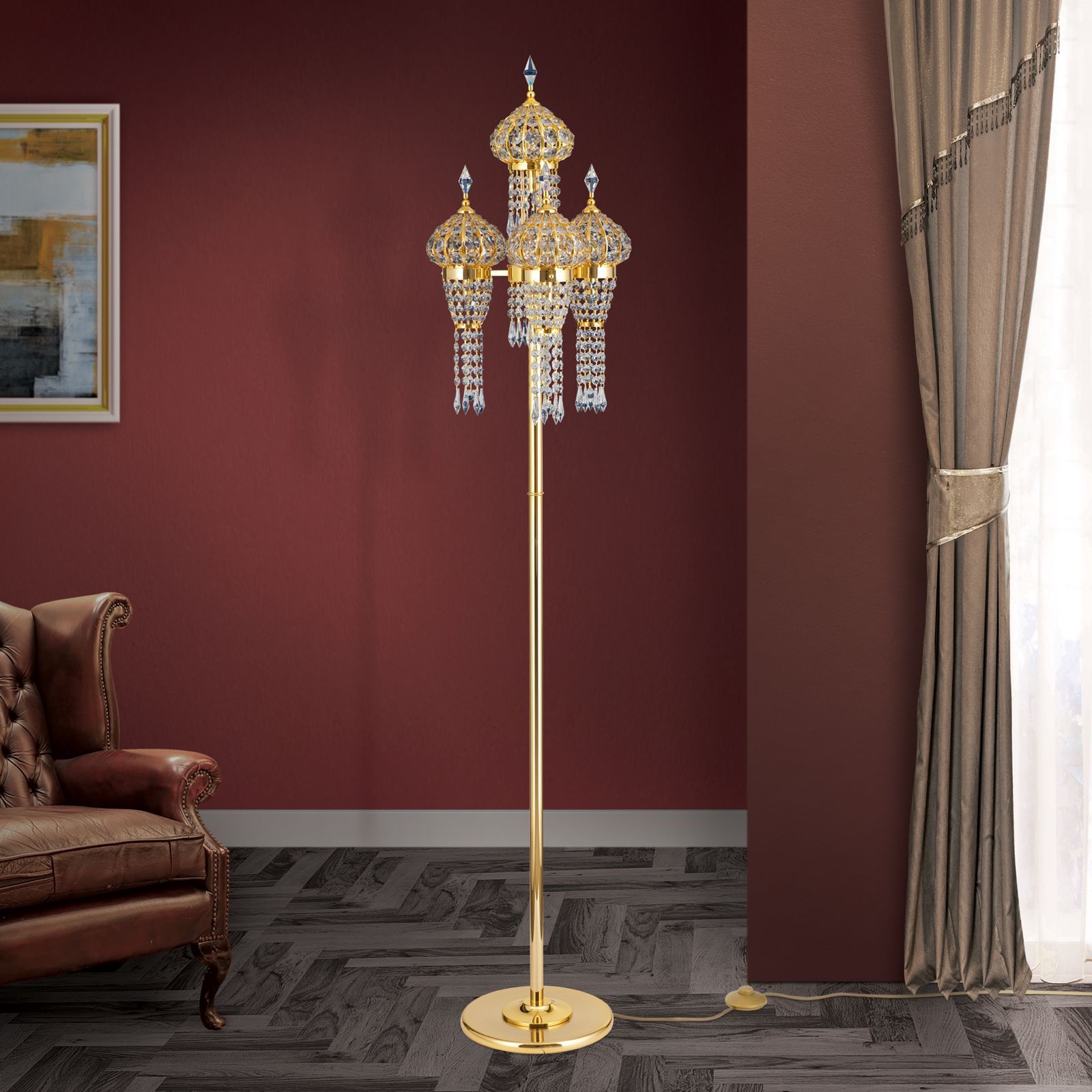 Торшер с кристаллами Orion Oriental ARCH-00084156 - Вид №1