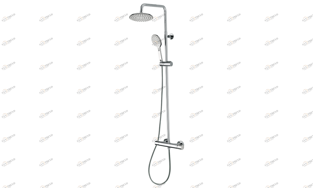 L10053 Душевая колонна AGUA Ø 210 mm - Monocomando BOSSINI 