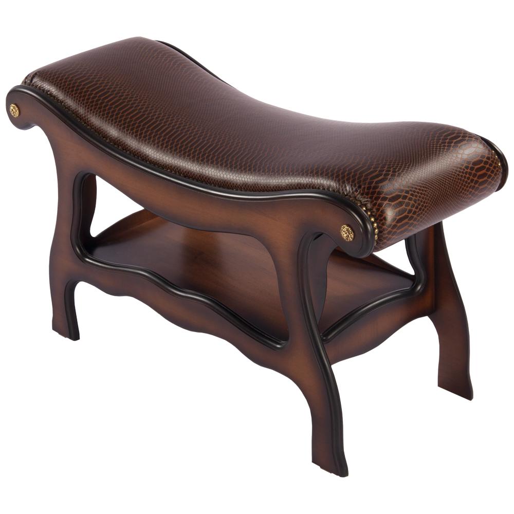 11139 Скамья Сорренто 2 Орех Рептилия Браун BOGACHO 4627138218334 - Вид №8