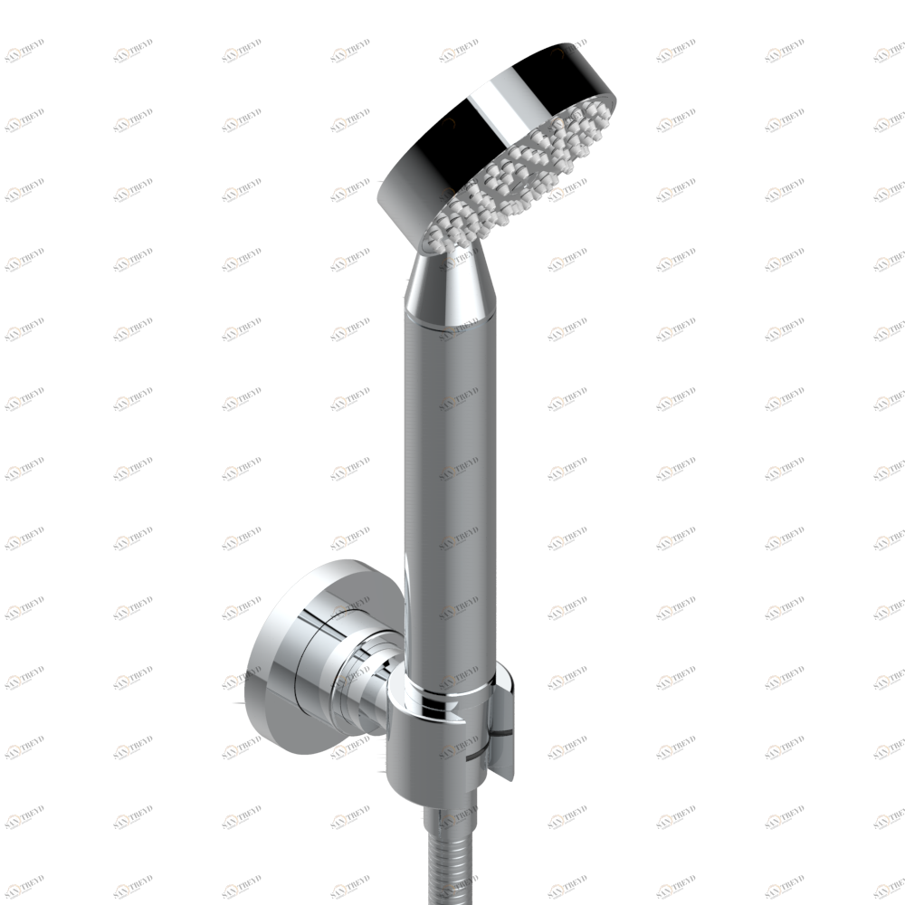 U5C-52A Душ ручной стильный встраиваемый в стену, шланг и стационарный кронштейн Thg-paris Paradise Хром U5C 52A  A02 CAT.A