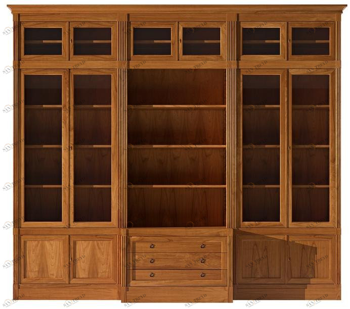 Morelato Модульный модульный книжный шкаф вишня Direttorio Art. fs3010187