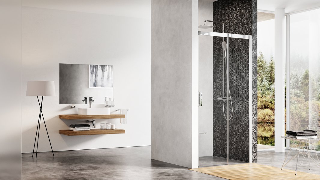 MSD2-100 R белая+транспарент Ravak 0WPA0100Z1 - Вид №1