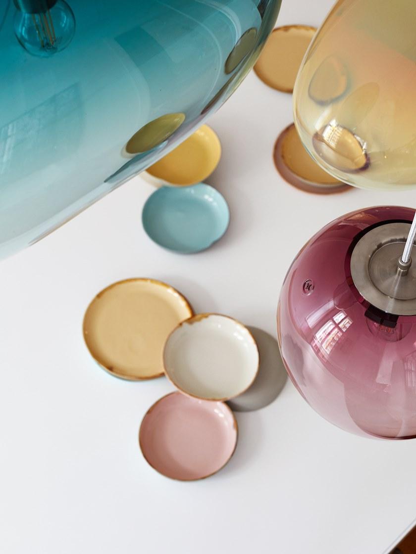 ELOA Настольная лампа с прямым светом ручной работы из дутого стекла Planetoide Ast.s - Вид №2