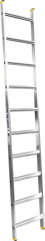 Алюминиевая односекционная приставная лестница HK1 5110