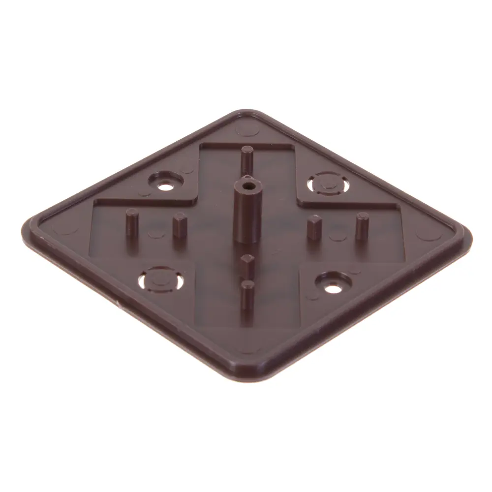 Распределительная коробка открытая TDM 75x75x28 мм 4 ввода IP40 цвет дуб STLM-2154990 - Вид №1