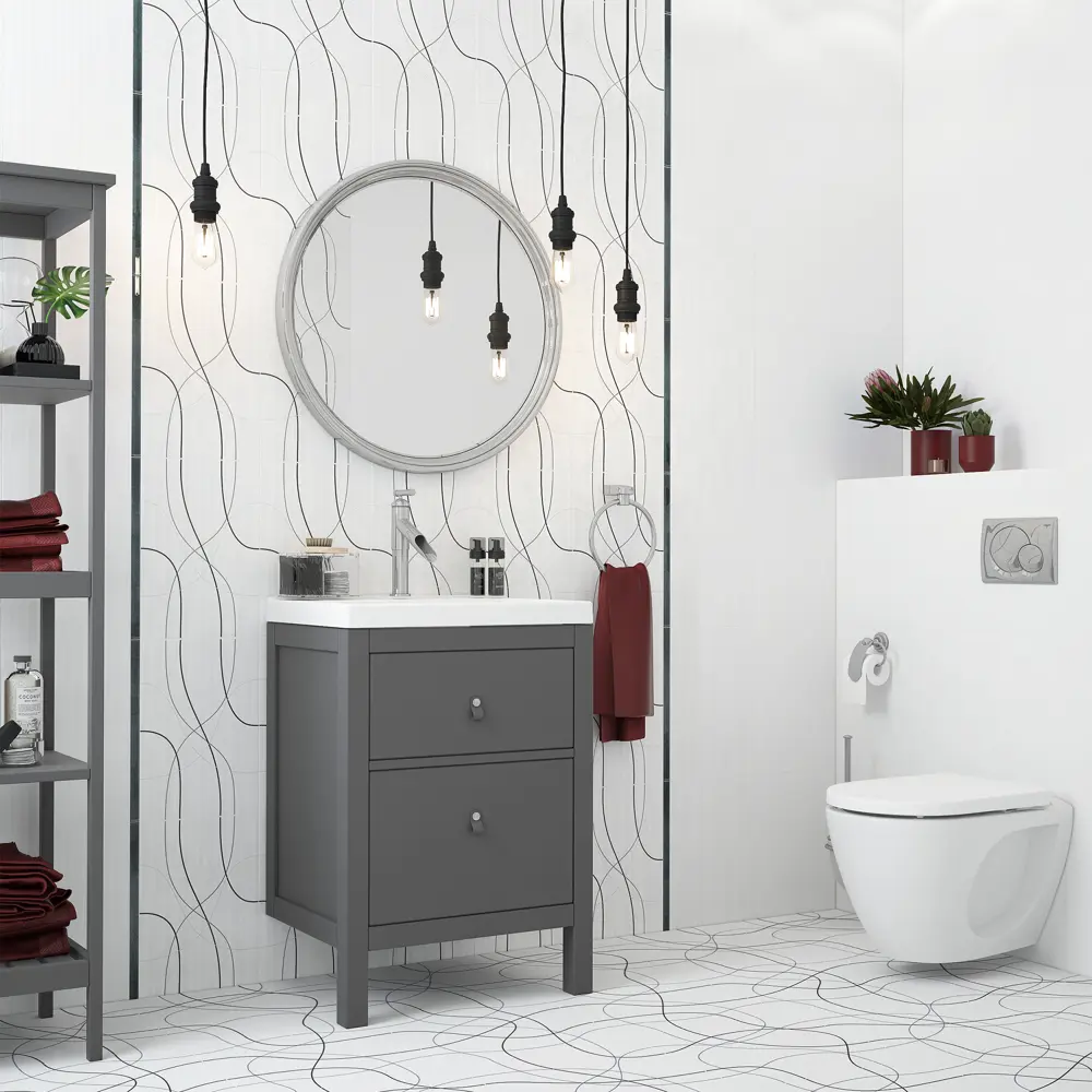 Плитка настенная Керамин Аляска 7Д 40x27.5 см 1.65 м² цвет белый 84760411 STLM-2057823 - Вид №6