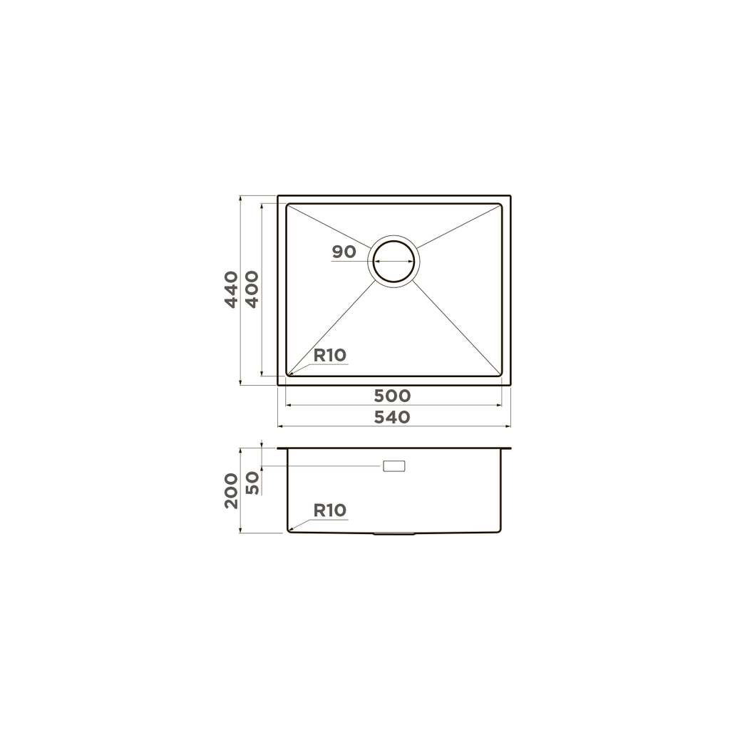 Кухонная мойка Taki 54-U/IF IN OMOIKIRI 4973046 - Вид №5