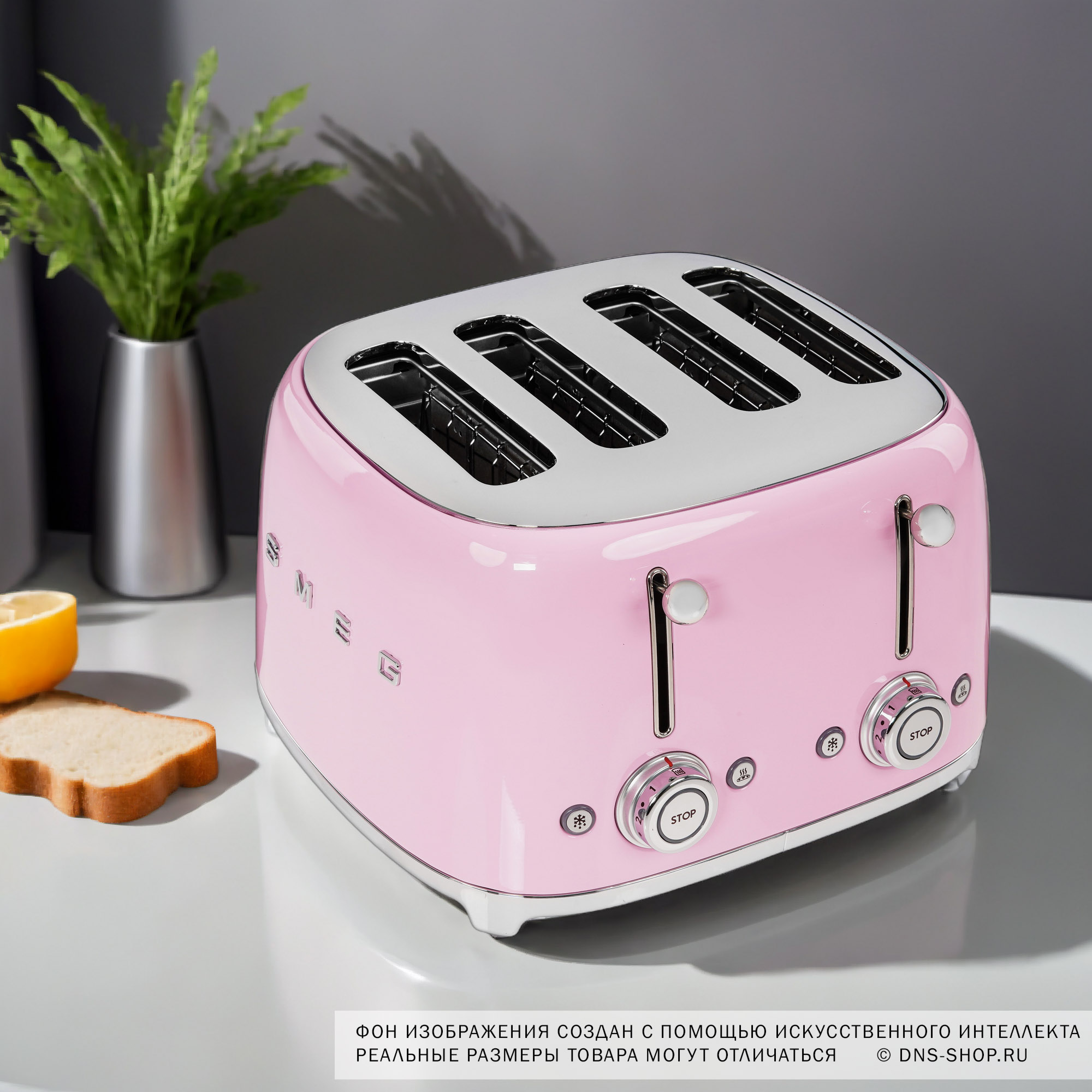 5313321 Тостер Smeg TSF03PKEU розовый STDN-0081806 - Вид №10