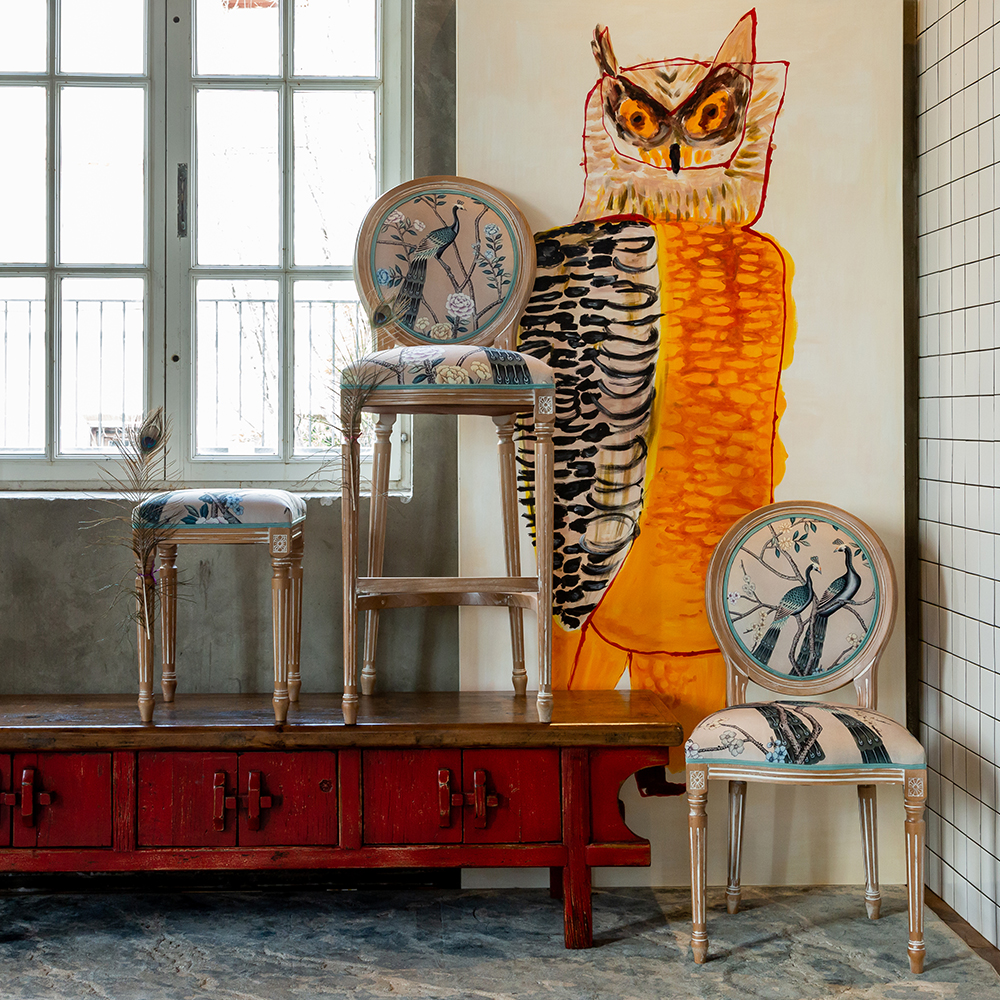 21060746 Барный стул «Императорский павлин» Object Desire  - Вид №4