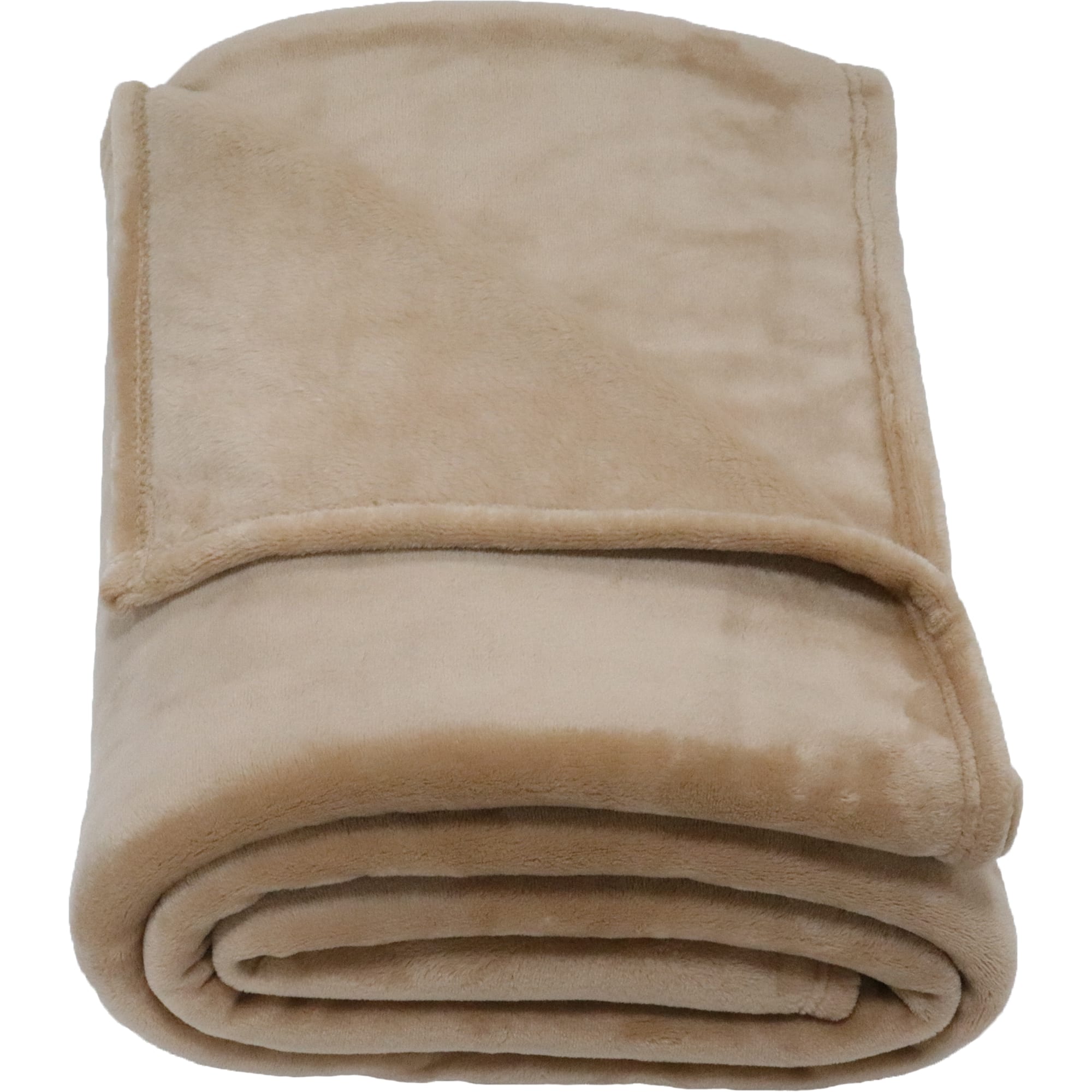 84378932 Плед «» 180x200 см фланель цвет бежевый Jimena Santreyd  - Вид №2