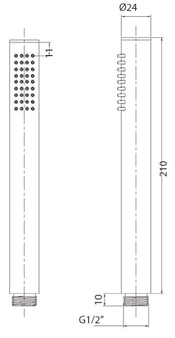 ACS550A6 Душевая лейка M&Z Radius Santreyd - Вид №1