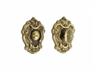 0WC074.6MM.44 Кнопка конфиденциальности с аварийной разблокировкой 6 мм (мин. 90 мм) Мат античная латунь