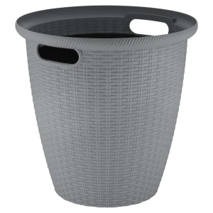 Кашпо для цветов Ingreen Rattan Ø10 6 л вулканический серый