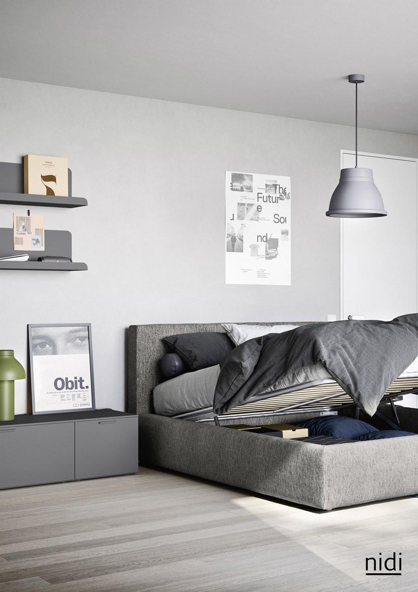 Nidi Кровать двуспальная с обивкой sun-id-1464983 - Вид №4