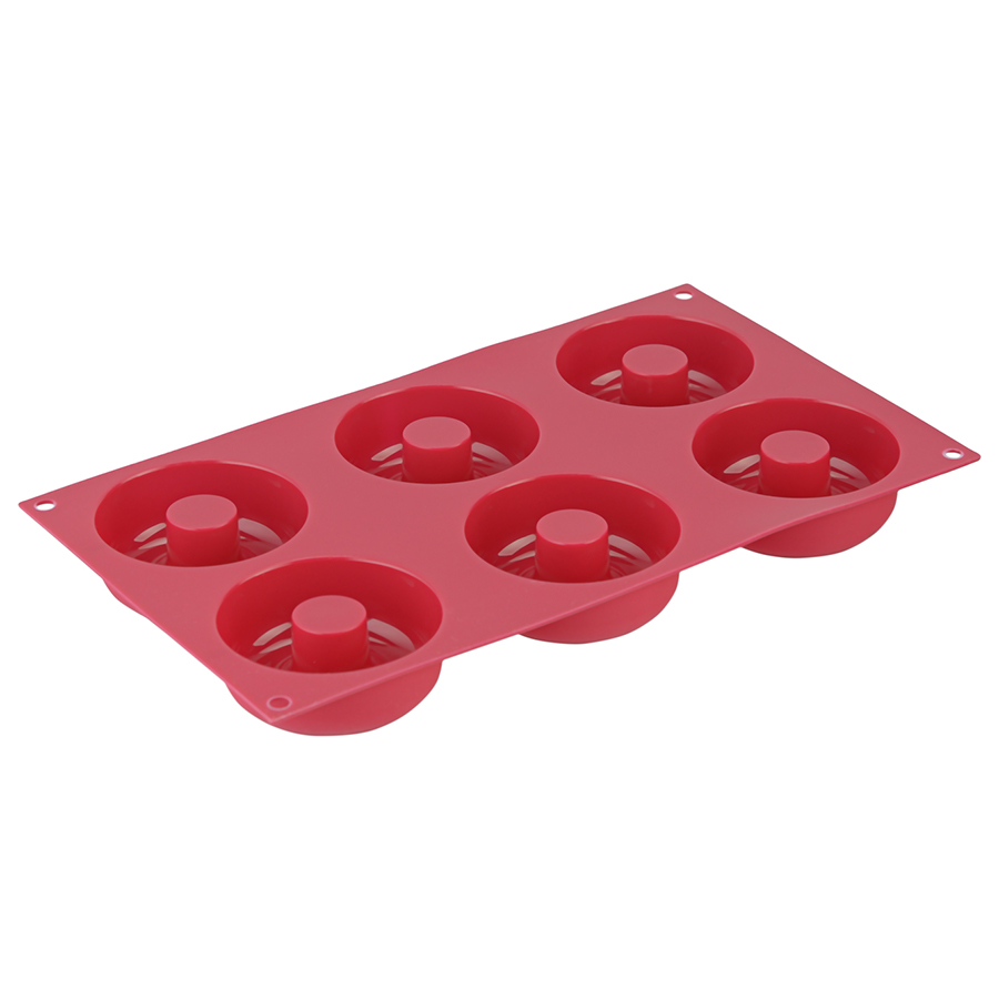 26.170.44.0065 Форма для приготовления пончиков donuts ?7,5 см силиконовая Silikomart  - Вид №6