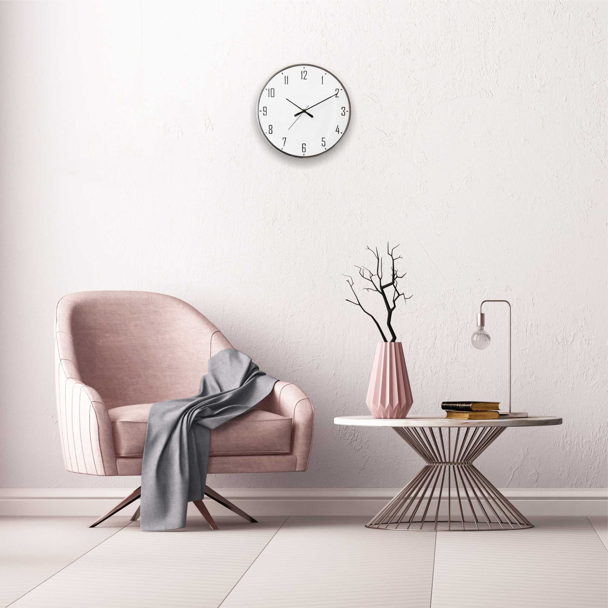 82902874 Часы настенные Apeyron ML200-916 ø33 см металл цвет серебристый Декор Santreyd  - Вид №4