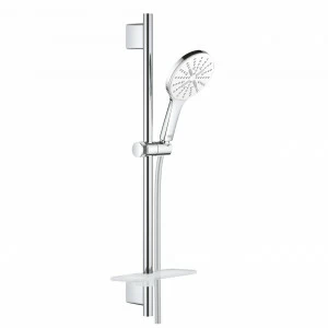 Душевой гарнитур GROHE Rainshower SmartActive 130, 3 вида струй, белая луна (26576LS0)
