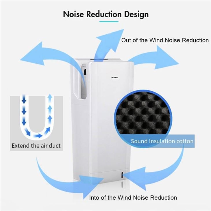 Струйная сушилка для рук AIKE AK2070_482  - Вид №2