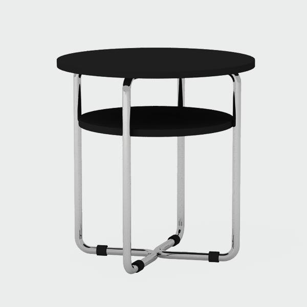 Кофейный столик с полкой черный Bauhaus WOODI  00-3966170 Черный  - Вид №2