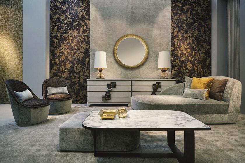 Sicis Мягкая кушетка из ткани Visconti sun-id-1422334 - Вид №2