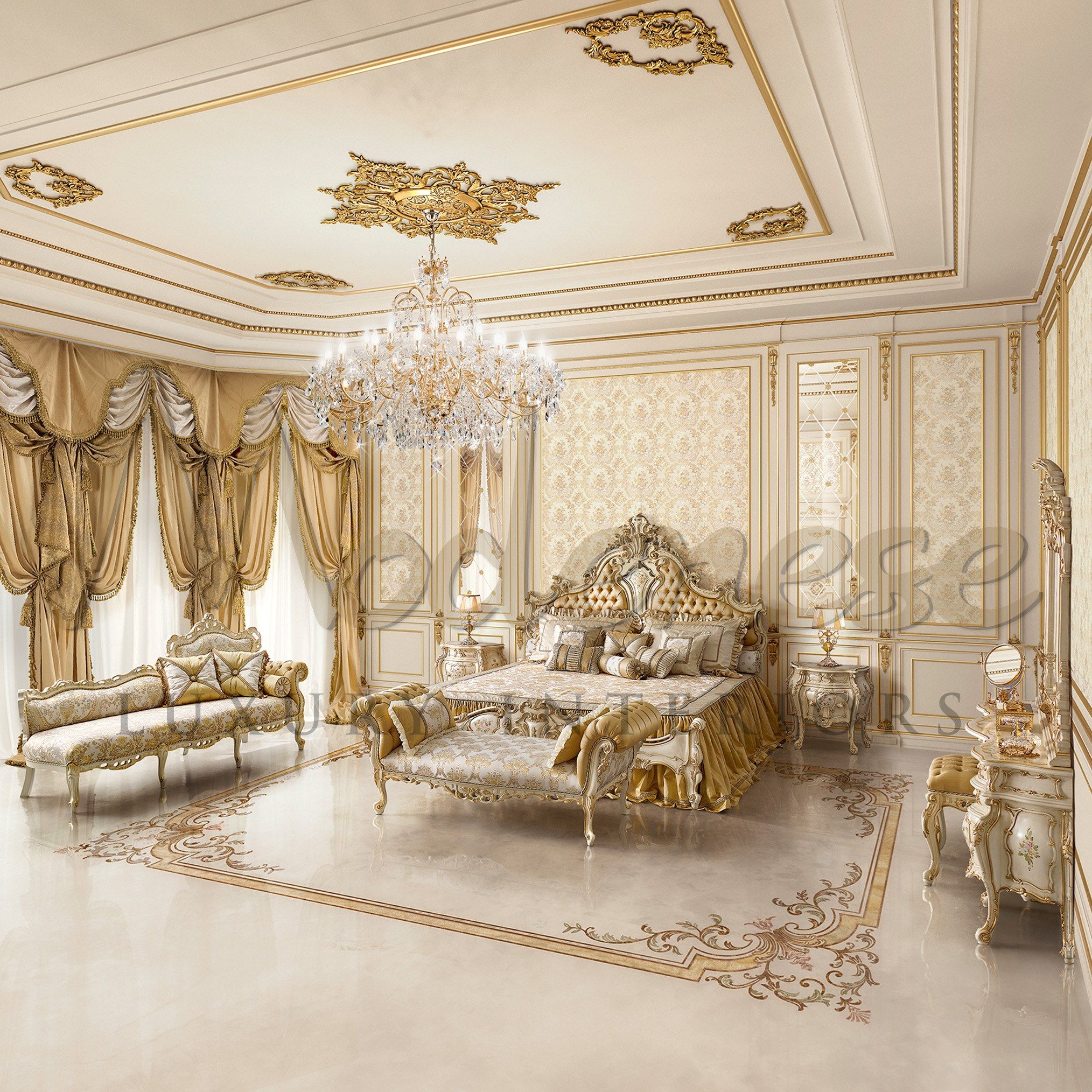 Люстра с кристаллами Modenese Luxury Interiors Chandeliers &amp ARCH-00107270 - Вид №1