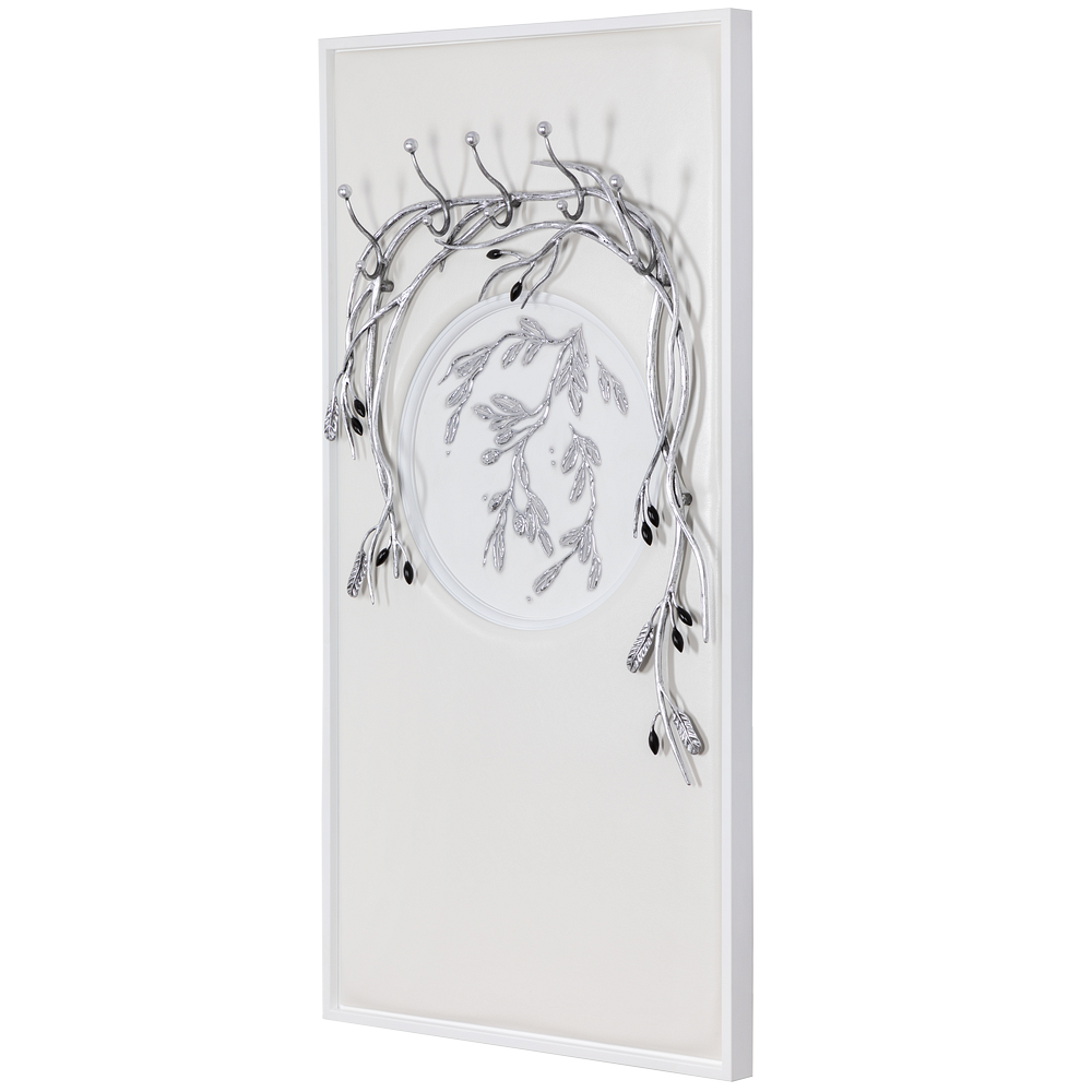 15015 Вешалка настенная Oliva Branch Айс Античное серебро BOGACHO 4627196597501 - Вид №1