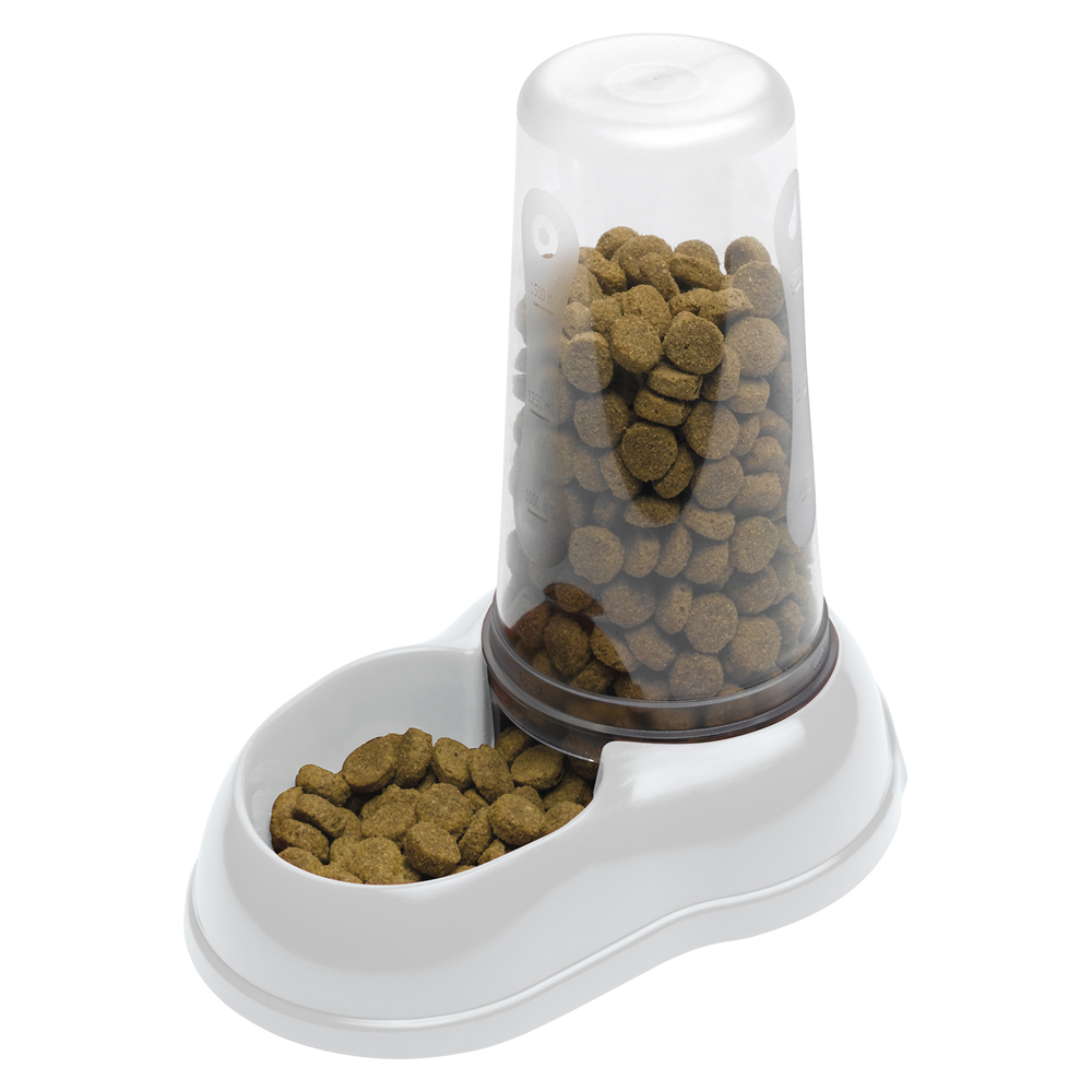 Т0041007 Диспенсер для воды и корма Azimut с дозатором, для кошек и собак 1,5л FERPLAST 