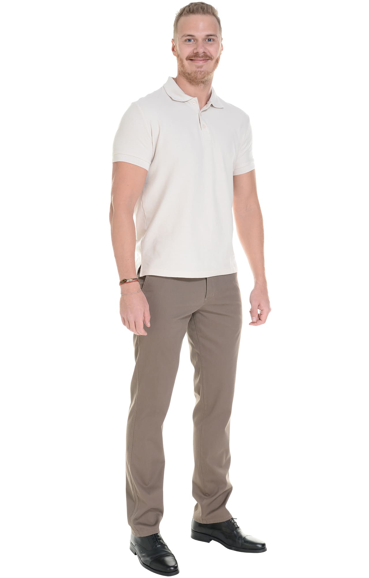 68255 Брюки  мужские chocolate (коричневые) El-Risto  Одежда для официантов  размер 58/182-188  - Вид №3