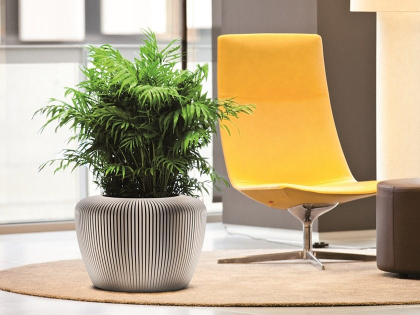 Hobby Flower Низкий горшок из нержавеющей стали с автоматическим поливом Cut sun-id-1378050 - Вид №1