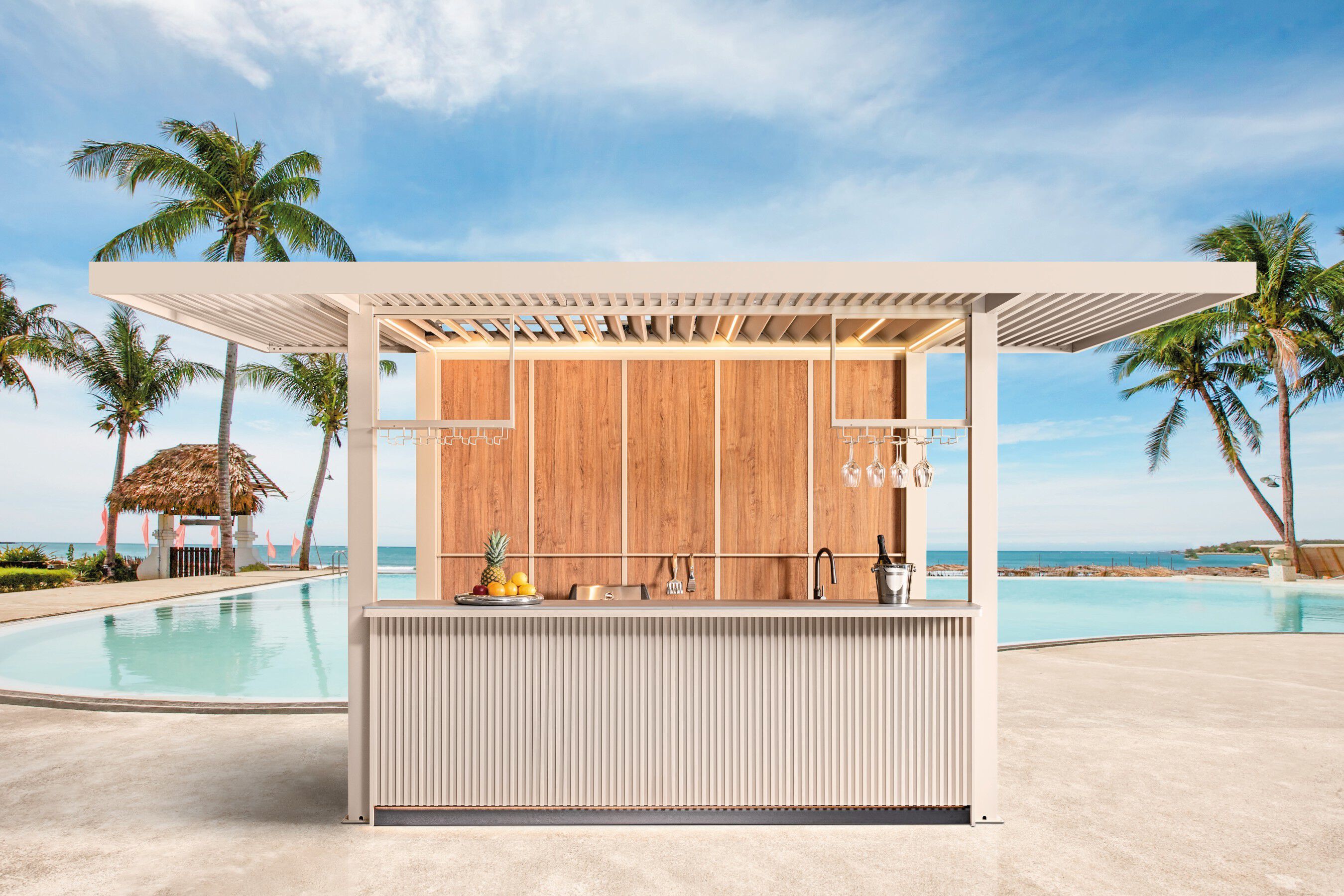 Барная стойка для наружного Contral PAVILLON SERVICE ARCH-00129431 - Вид №1