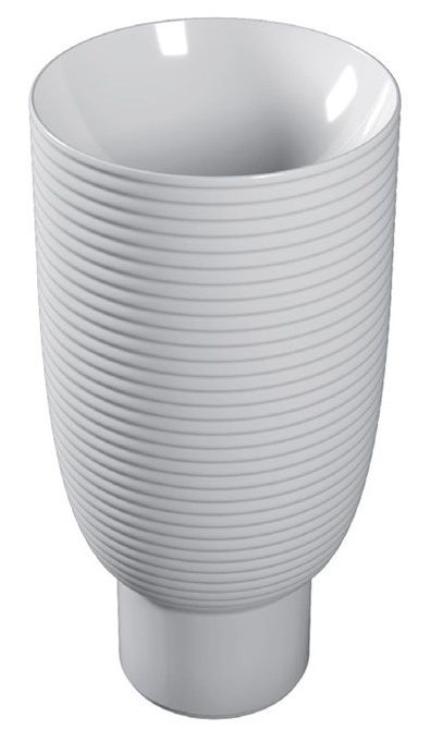 LO08542052 Напольная раковина стоящая круглая Disegno Ceramica Loom