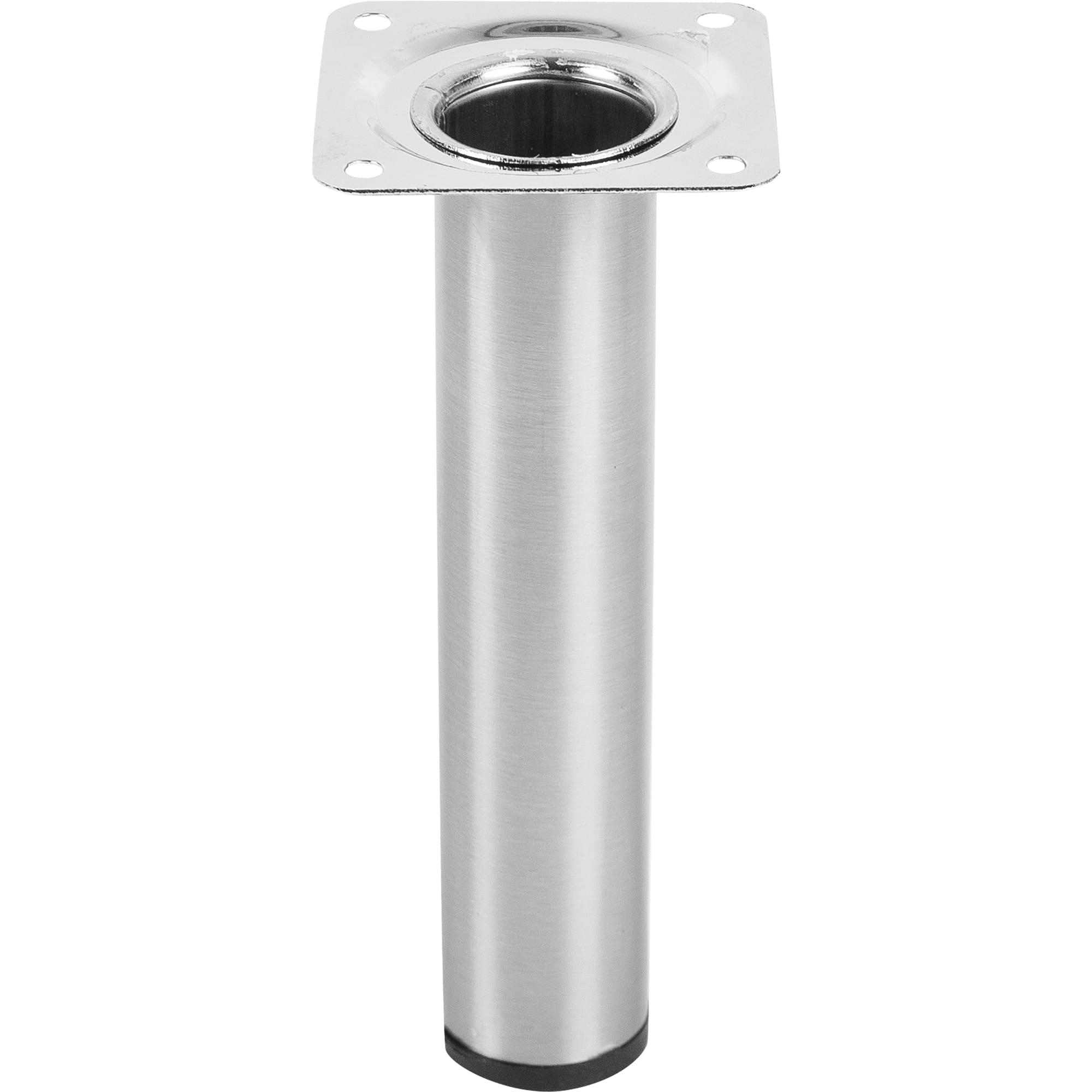 82732485 Ножка круглая 150х30 мм, сталь, цвет никель Santreyd 