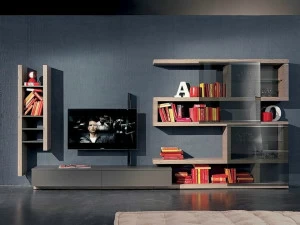 Fimar Оборудованная стена с подставкой под телевизор Side system