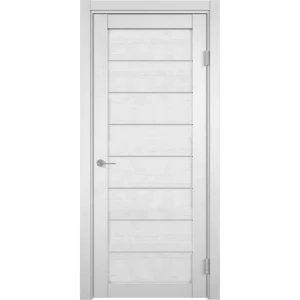 Дверь межкомнатная глухая Кельн 80x200 см финиш бумага цвет сосна арктическая с замком