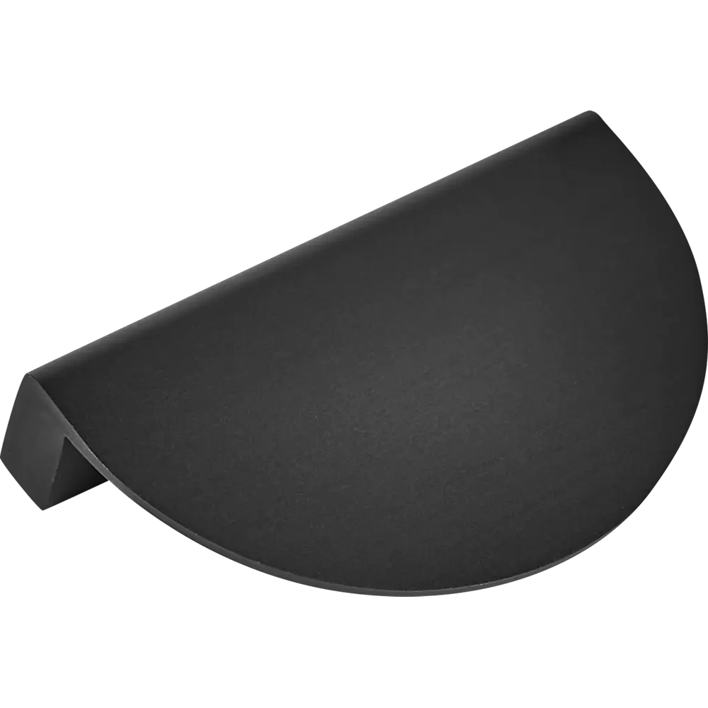 INSPIRE Ручка-полукруг чёрная для шкафов Лион 80 мм 89287858 STLM-1083516