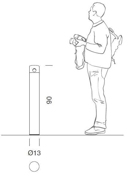 URBIDERMIS Напольная пепельница из нержавеющей стали для общественных мест sun-id-1470098 - Вид №3