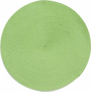 10577206 Harman Салфетка подстановочная круглая 38см "Улитка" (зеленая) ПВХ