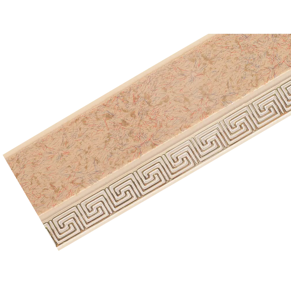 Бленда 1 м/п Грация 5см пластик цвет песочный DOMLEGRAND STLM-2079894