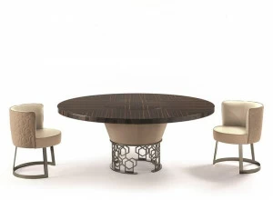 Longhi Круглый деревянный стол Loveluxe 2014 – royal collection T 140