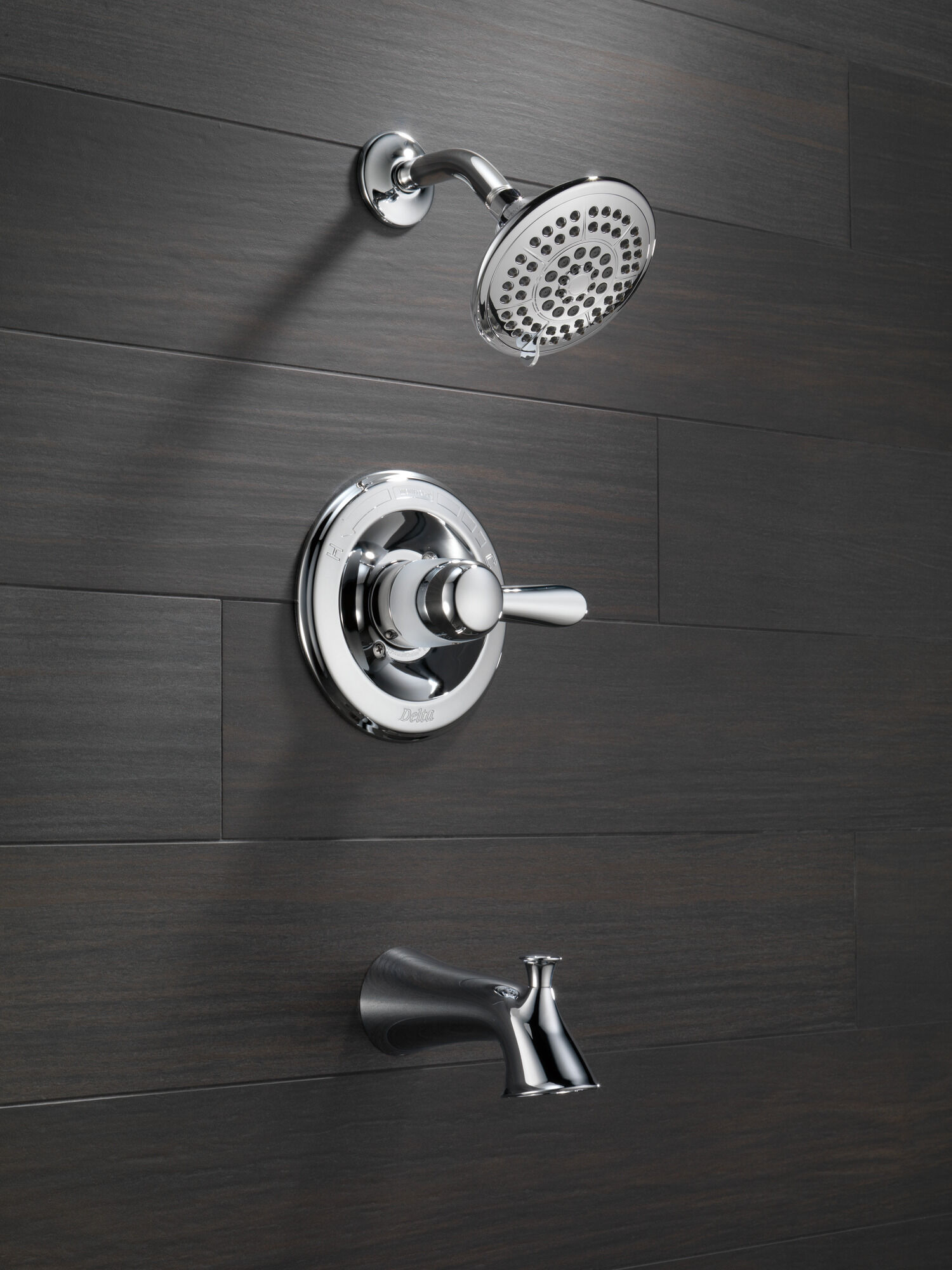 T14438 Для ванны и душа Monitor® серии 14 Delta Faucet Lahara Хром  - Вид №4
