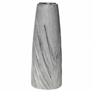 Ваза керамическая серая конус 30 см GARDA DECOR - 033940 Серый