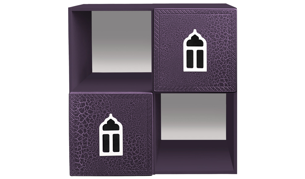 Полка детская квадратная "Венеция-2" МАНДАРИН ВЕНЕЦИЯ 178674 Красный Santreyd - Вид №1