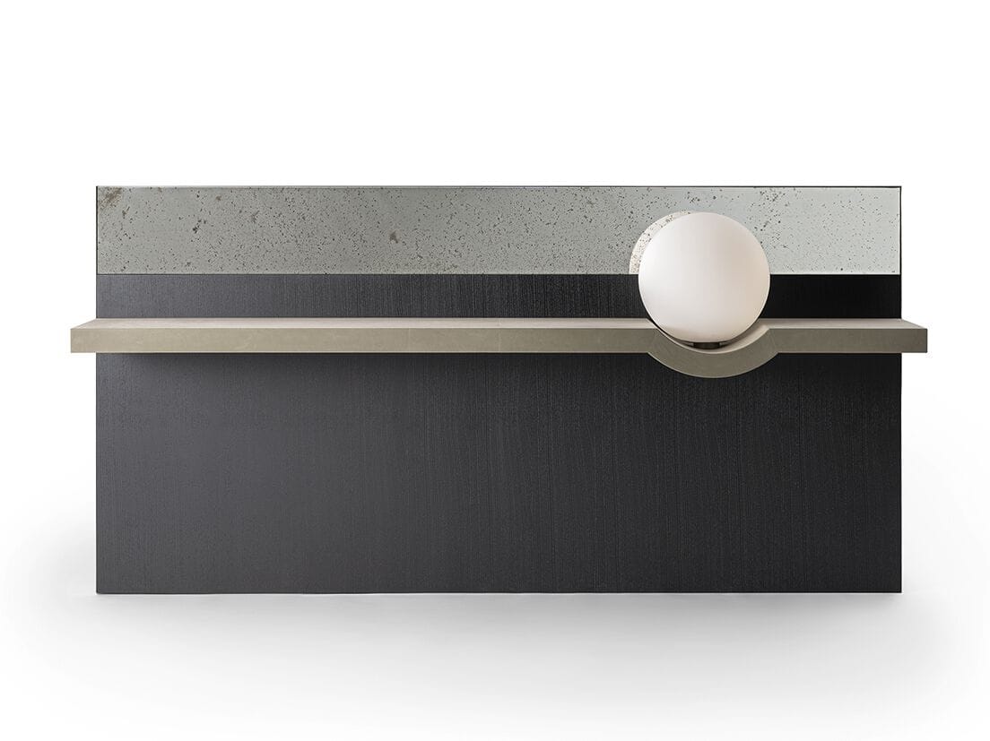 Деревянная полка со встроенным освещением Gallotti&Radice STRESA MIRROR ARCH-00127536