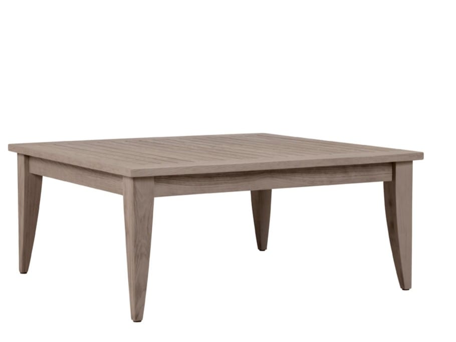 Квадратный стол из тикового дерева JANUS et Cie Relais ARCH-00138338