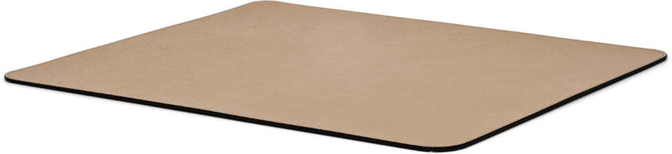 Прямоугольная подставка для столовых приборов с закругленными углами - 50x40 см / зернистая кожа_белый